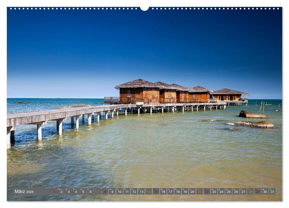 Vietnam, die schönsten Traumstrände (CALVENDO Wandkalender 2026)