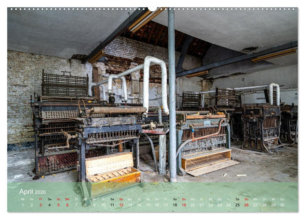 Betrieb eingestellt - Industrieruinen in Europa (CALVENDO Wandkalender 2026)