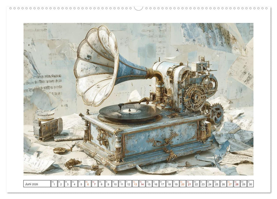 Herzschlag in Noten (CALVENDO Premium Wandkalender 2026)