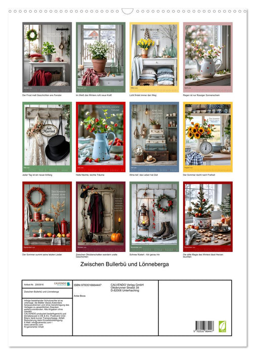 Zwischen Bullerbü und Lönneberga (CALVENDO Wandkalender 2026)