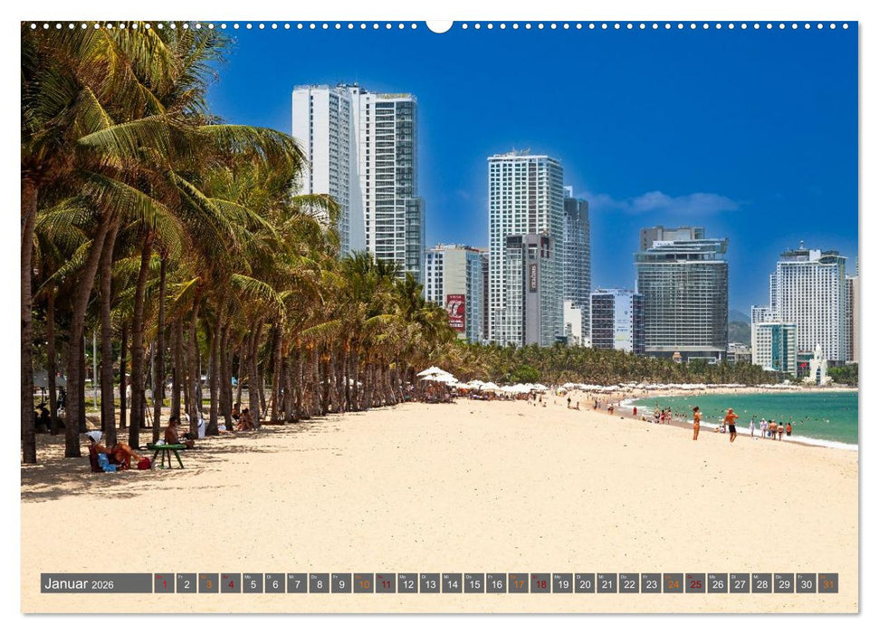 Vietnam, die schönsten Traumstrände (CALVENDO Premium Wandkalender 2026)