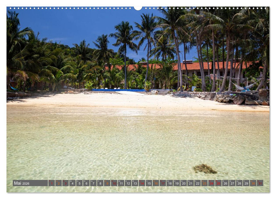 Vietnam, die schönsten Traumstrände (CALVENDO Premium Wandkalender 2026)