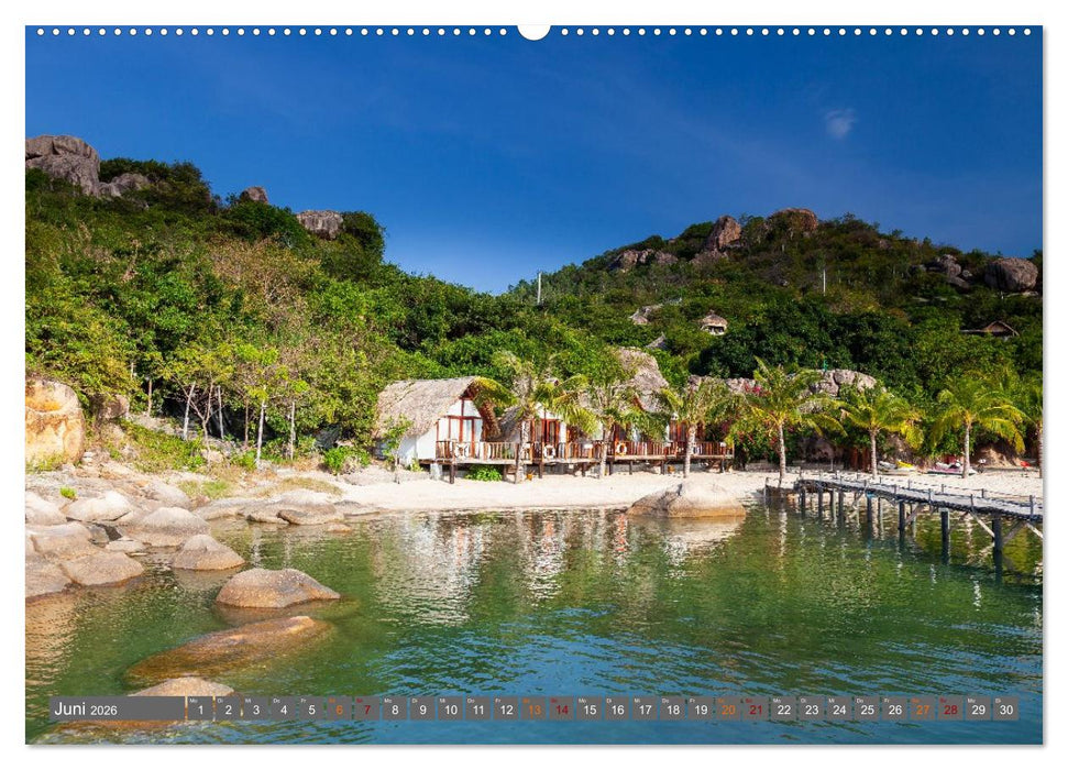 Vietnam, die schönsten Traumstrände (CALVENDO Premium Wandkalender 2026)