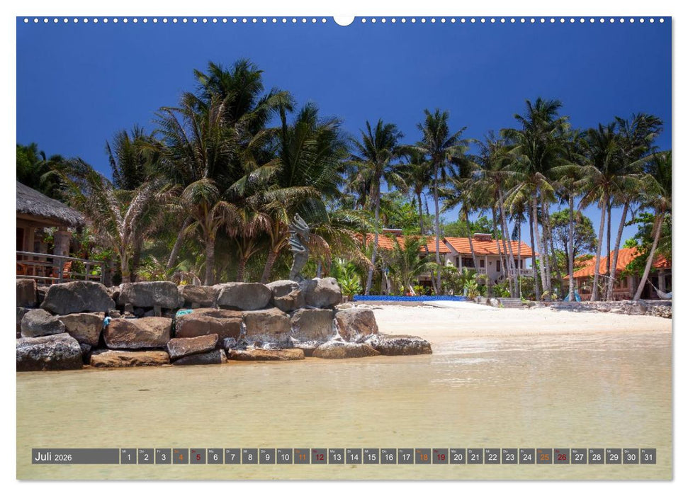 Vietnam, die schönsten Traumstrände (CALVENDO Premium Wandkalender 2026)