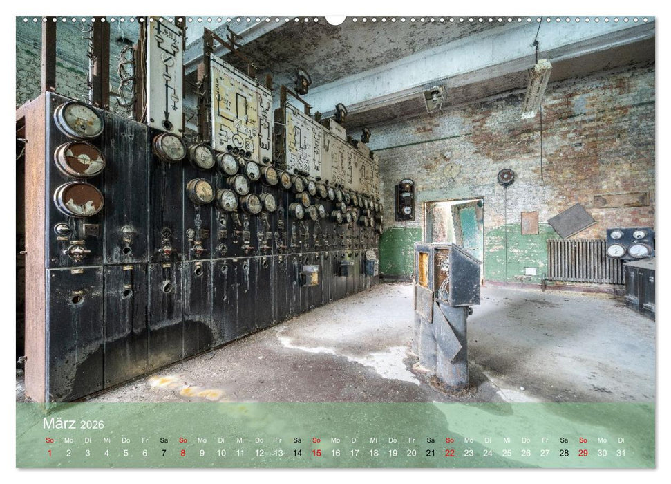 Betrieb eingestellt - Industrieruinen in Europa (CALVENDO Premium Wandkalender 2026)