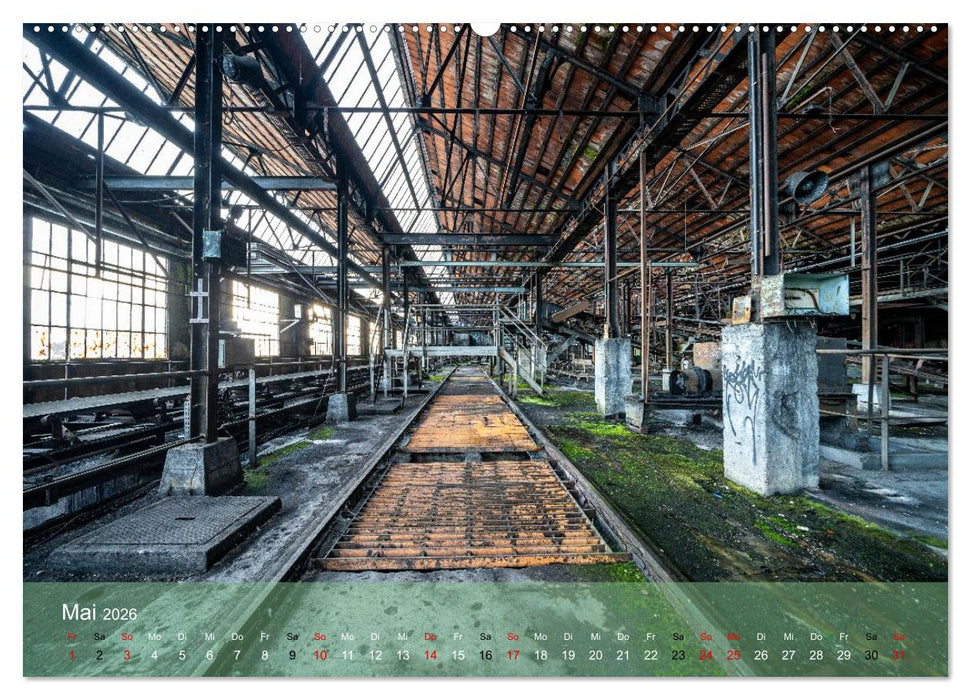 Betrieb eingestellt - Industrieruinen in Europa (CALVENDO Premium Wandkalender 2026)