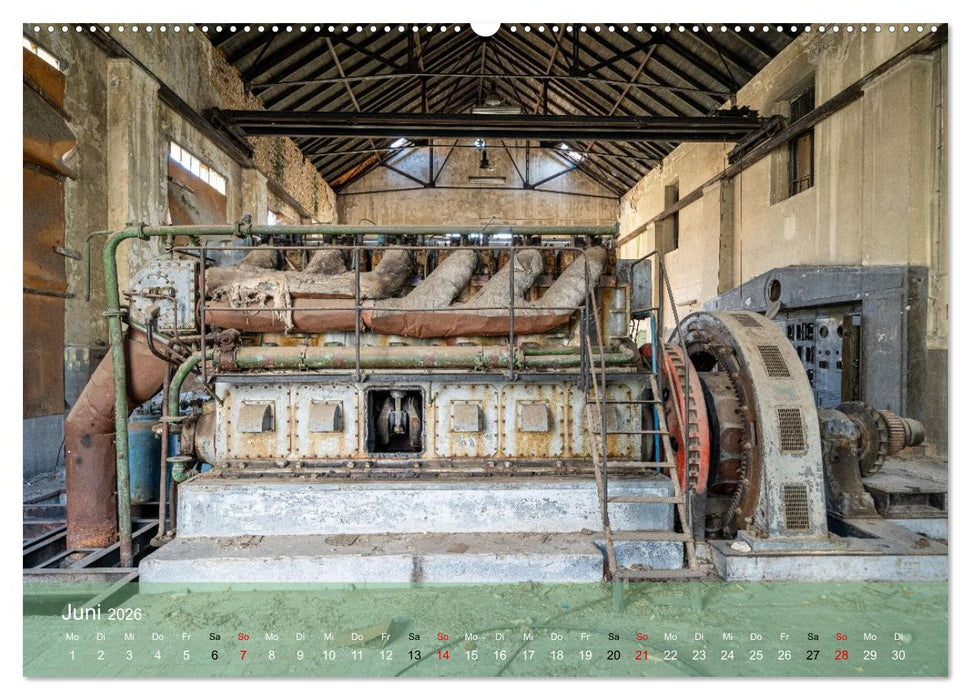 Betrieb eingestellt - Industrieruinen in Europa (CALVENDO Premium Wandkalender 2026)