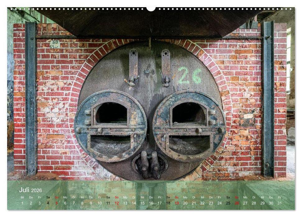 Betrieb eingestellt - Industrieruinen in Europa (CALVENDO Premium Wandkalender 2026)