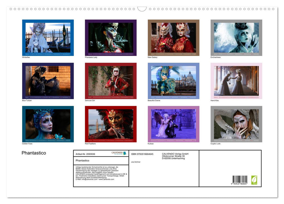 Phantastico (CALVENDO Wandkalender 2026)
