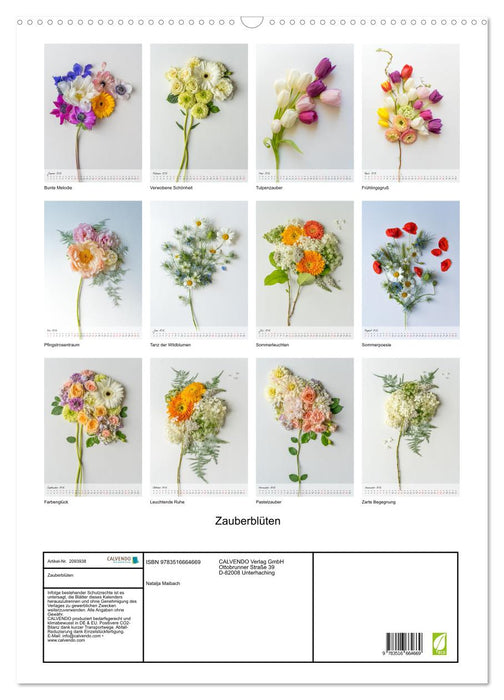 Zauberblüten (CALVENDO Wandkalender 2026)