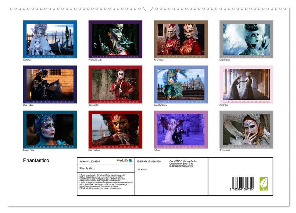 Phantastico (CALVENDO Premium Wandkalender 2026)