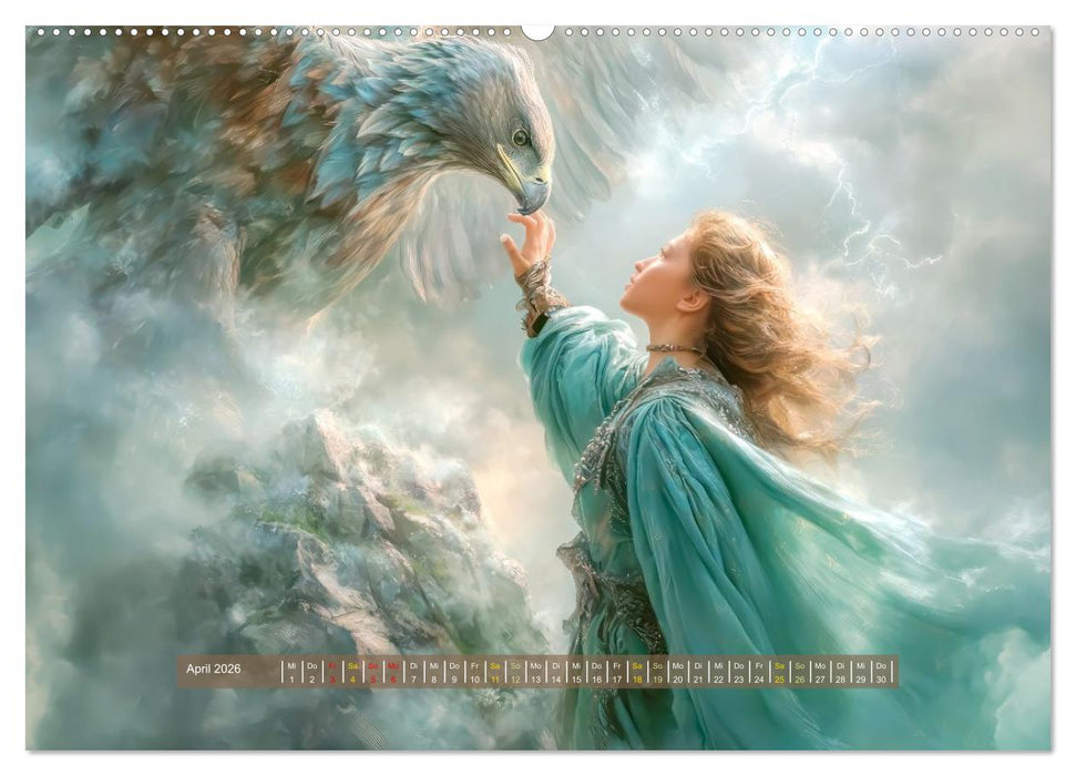 Fantasiegeschichten - Märchenhafte Werke (CALVENDO Wandkalender 2026)