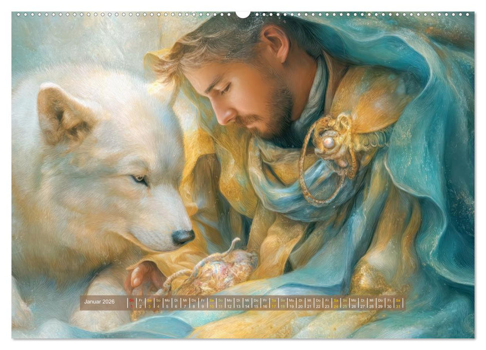 Fantasiegeschichten - Märchenhafte Werke (CALVENDO Premium Wandkalender 2026)