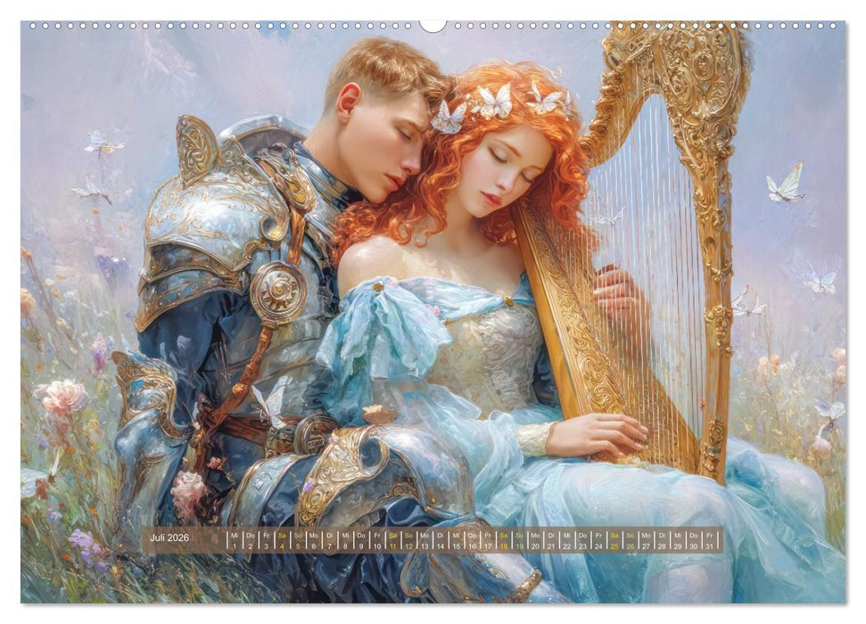 Fantasiegeschichten - Märchenhafte Werke (CALVENDO Premium Wandkalender 2026)