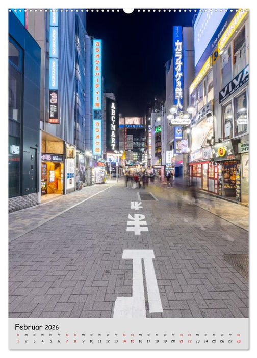 Tokio - Facetten einer Weltstadt (CALVENDO Premium Wandkalender 2026)
