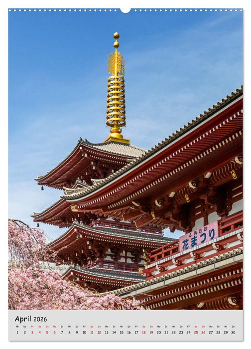 Tokio - Facetten einer Weltstadt (CALVENDO Premium Wandkalender 2026)