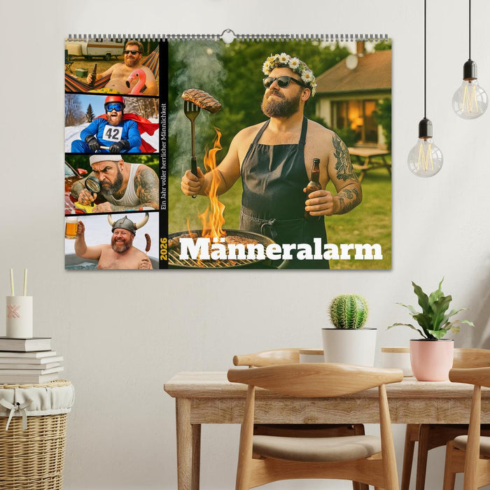 Männeralarm - Ein Jahr voller herrlicher Männlichkeit (CALVENDO Wandkalender 2026)