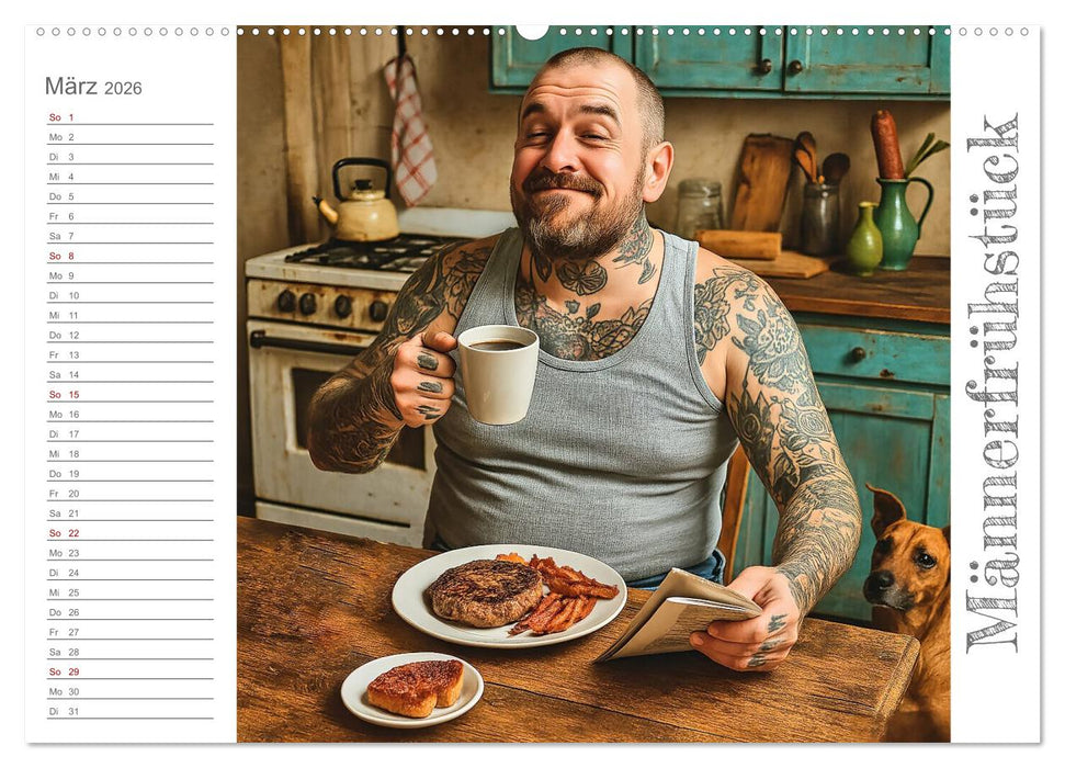 Männeralarm - Ein Jahr voller herrlicher Männlichkeit (CALVENDO Premium Wandkalender 2026)