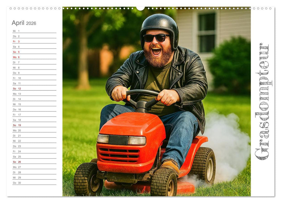Männeralarm - Ein Jahr voller herrlicher Männlichkeit (CALVENDO Premium Wandkalender 2026)