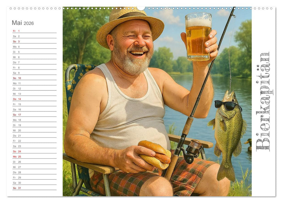 Männeralarm - Ein Jahr voller herrlicher Männlichkeit (CALVENDO Premium Wandkalender 2026)