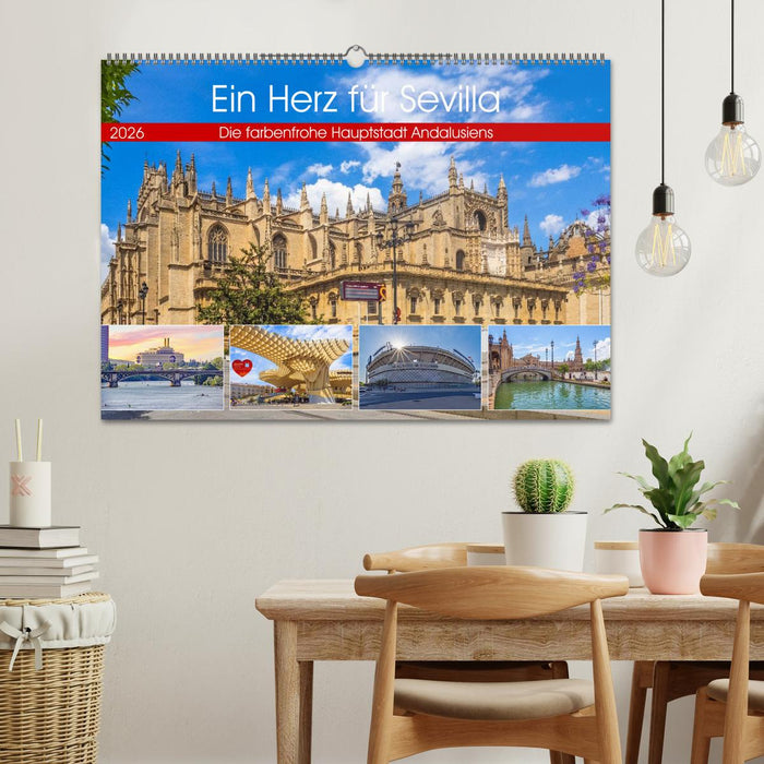 Ein Herz für Sevilla (CALVENDO Wandkalender 2026)