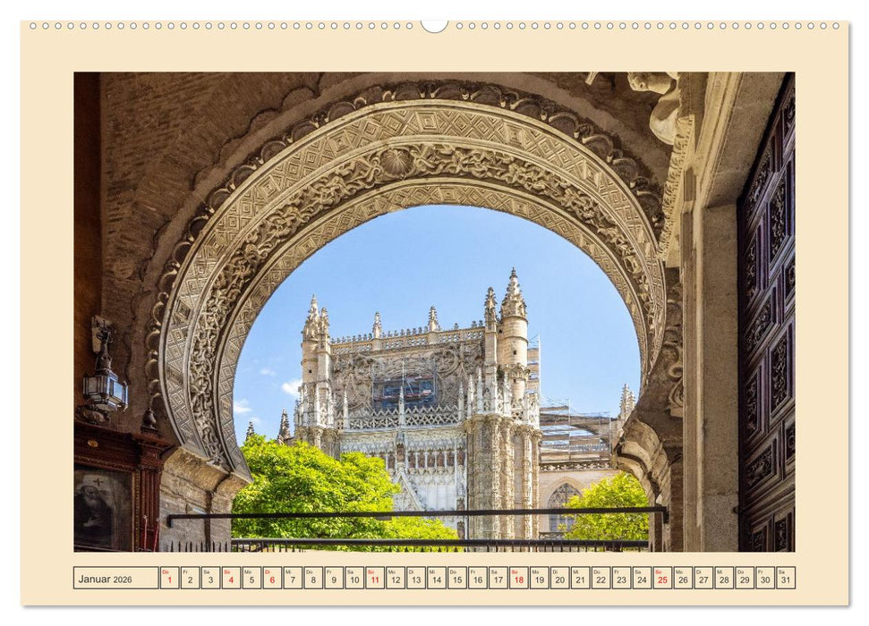 Ein Herz für Sevilla (CALVENDO Wandkalender 2026)