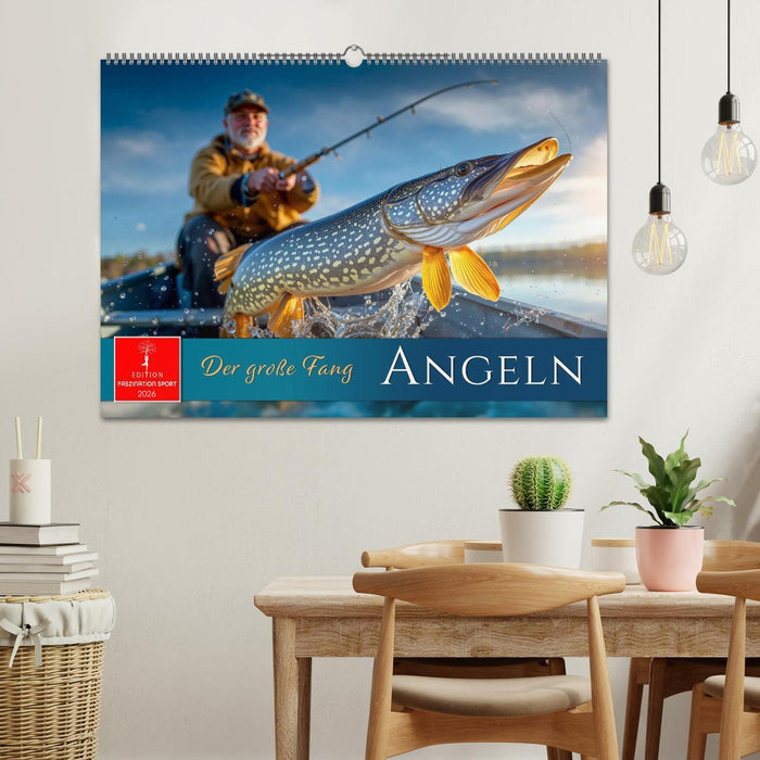 Angeln - der große Fang (CALVENDO Wandkalender 2026)