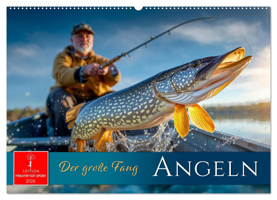 Angeln - der große Fang (CALVENDO Wandkalender 2026)