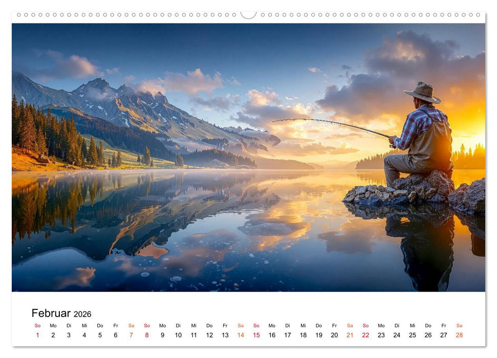 Angeln - der große Fang (CALVENDO Wandkalender 2026)