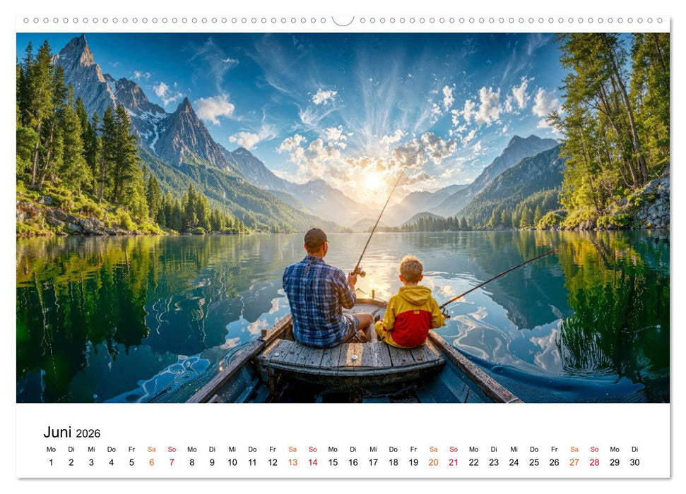 Angeln - der große Fang (CALVENDO Wandkalender 2026)