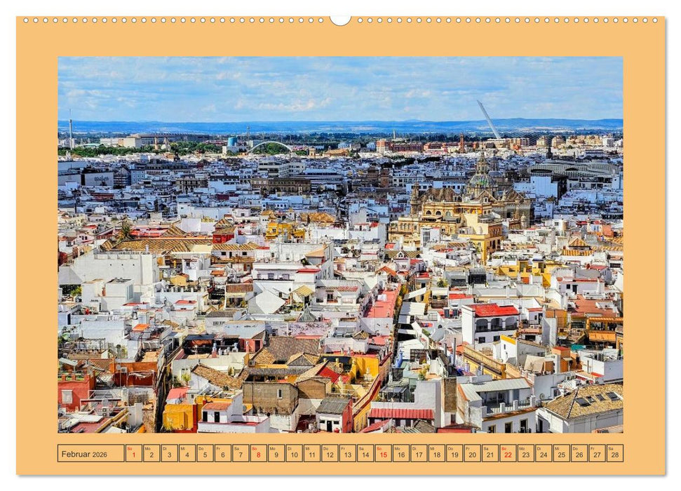 Ein Herz für Sevilla (CALVENDO Premium Wandkalender 2026)