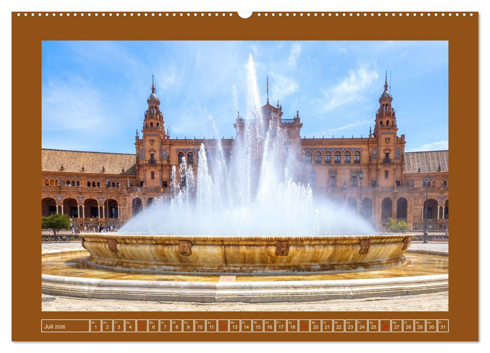 Ein Herz für Sevilla (CALVENDO Premium Wandkalender 2026)