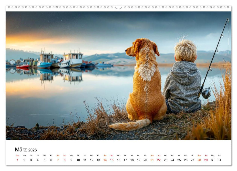 Angeln - der große Fang (CALVENDO Premium Wandkalender 2026)