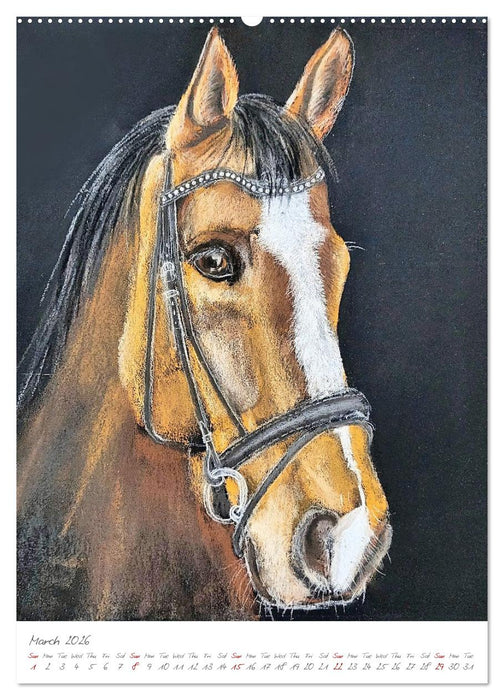 Painting meets animal spirit - Painted animal portraits (CALVENDO Monthly Calendar 2026)