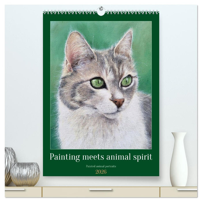 Painting meets animal spirit - Painted animal portraits (CALVENDO Premium-Calendar 2026)