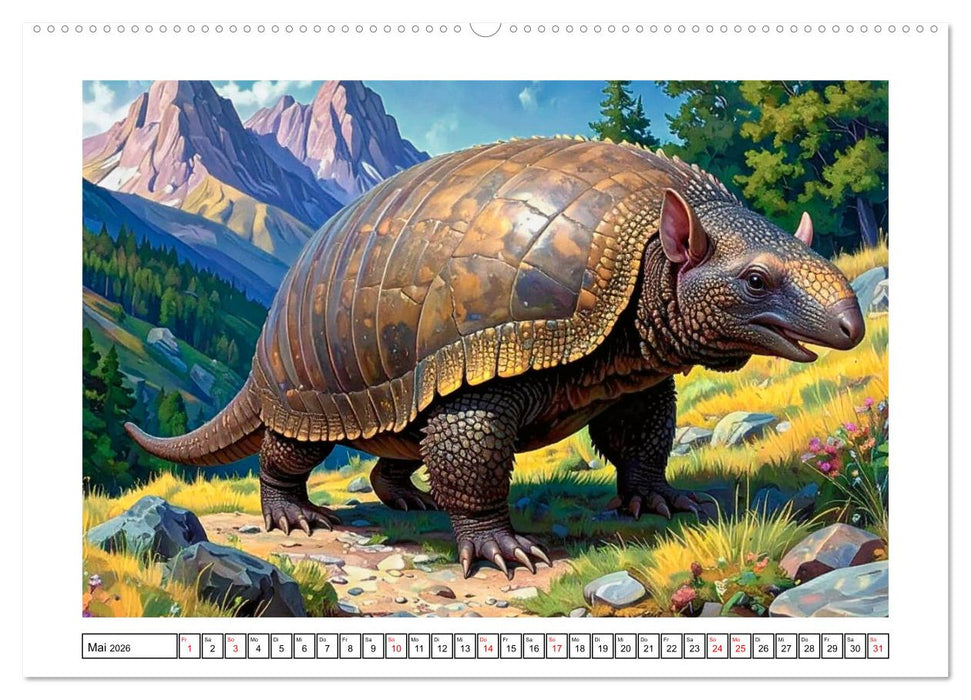 Eiszeitliche Tierwelt (CALVENDO Wandkalender 2026)