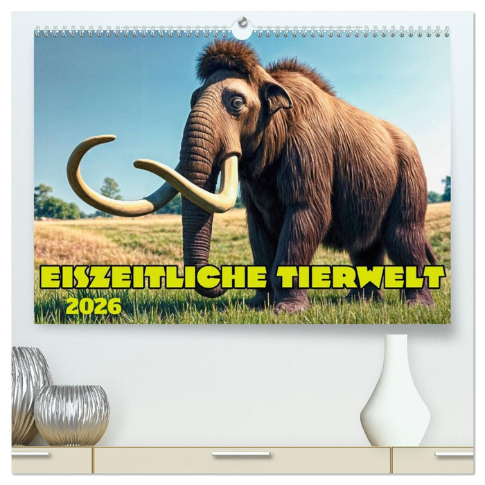 Eiszeitliche Tierwelt (CALVENDO Premium Wandkalender 2026)