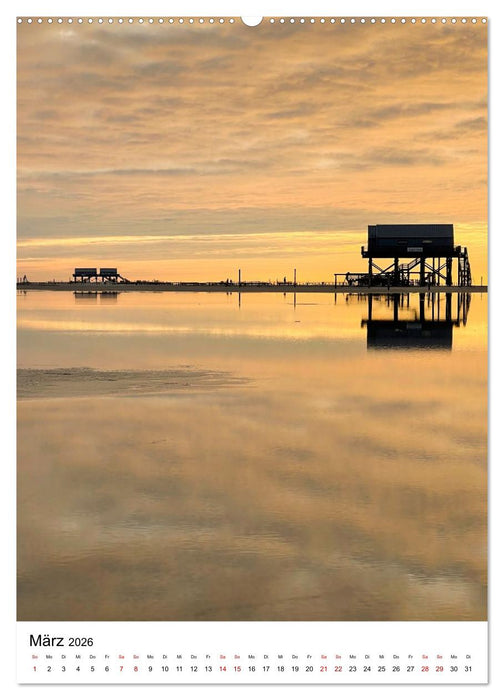 Strand der Sehnsucht - Sankt Peter-Ording (CALVENDO Wandkalender 2026)