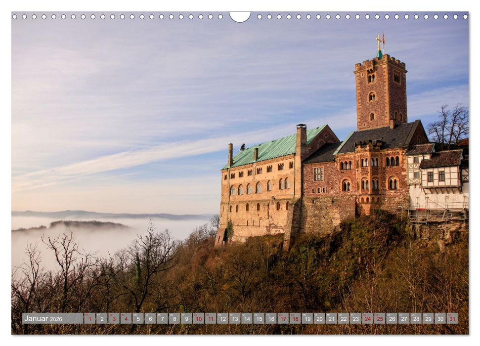 Burgen in Deutschland (CALVENDO Wandkalender 2026)