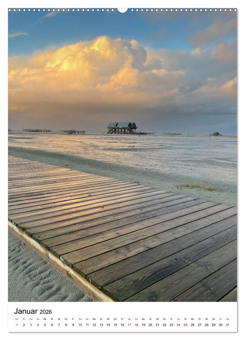 Strand der Sehnsucht - Sankt Peter-Ording (CALVENDO Premium Wandkalender 2026)
