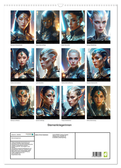 Sternenkriegerinnen (CALVENDO Wandkalender 2026)