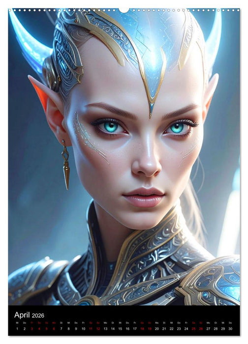 Sternenkriegerinnen (CALVENDO Wandkalender 2026)