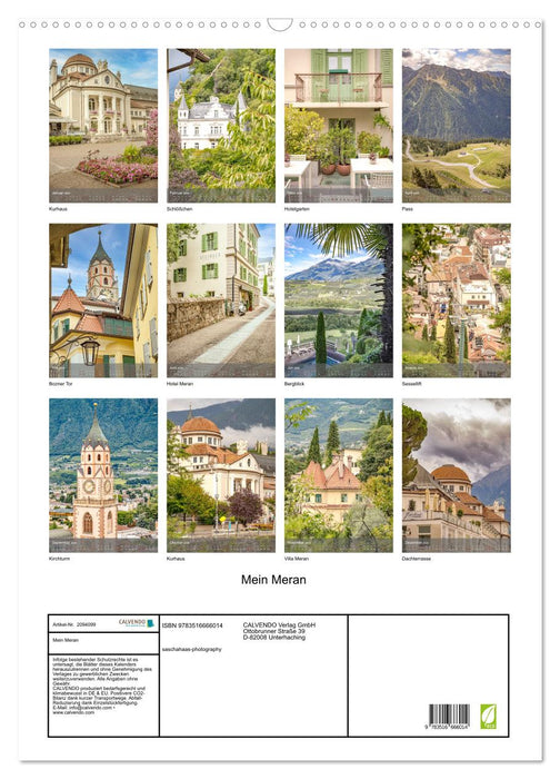 Mein Meran (CALVENDO Wandkalender 2026)