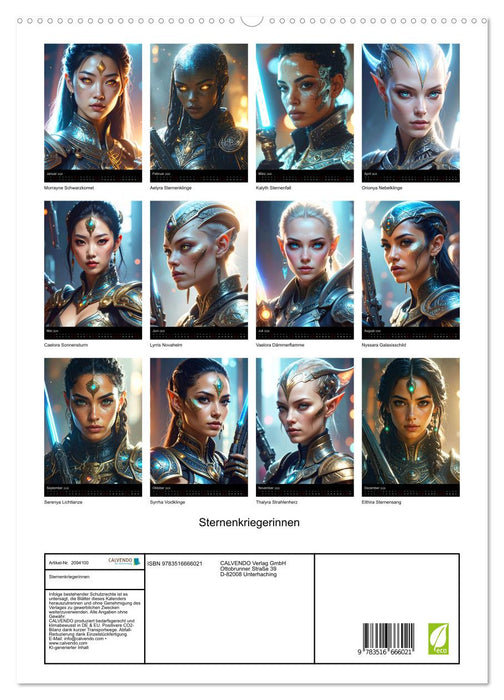 Sternenkriegerinnen (CALVENDO Premium Wandkalender 2026)