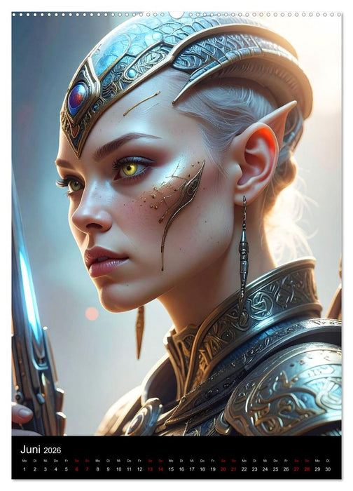 Sternenkriegerinnen (CALVENDO Premium Wandkalender 2026)
