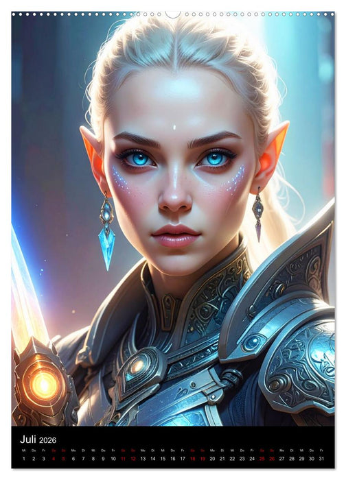 Sternenkriegerinnen (CALVENDO Premium Wandkalender 2026)