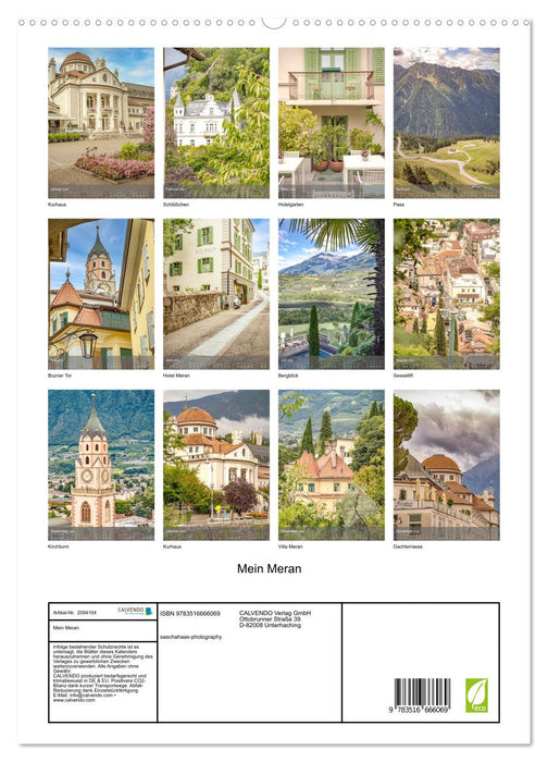 Mein Meran (CALVENDO Premium Wandkalender 2026)