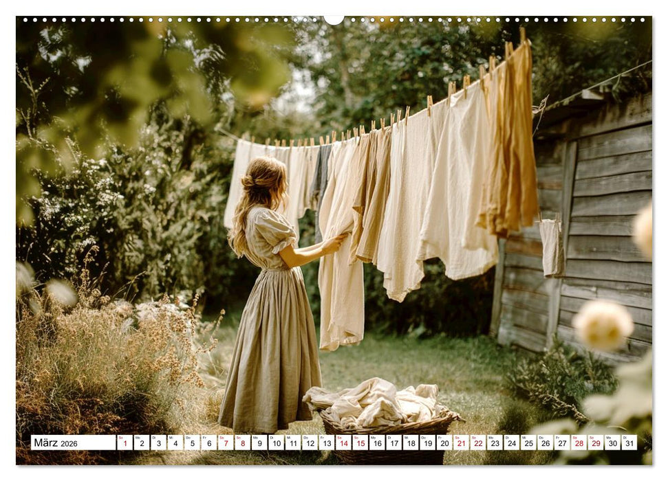 Montag ist Waschtag (CALVENDO Wandkalender 2026)