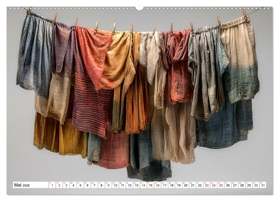 Montag ist Waschtag (CALVENDO Wandkalender 2026)