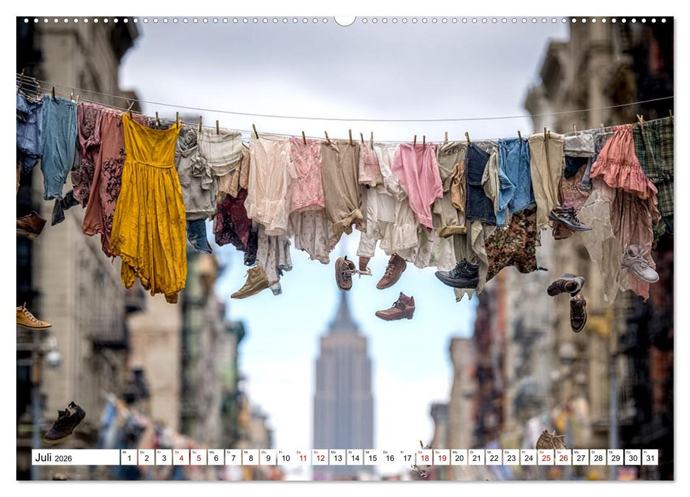 Montag ist Waschtag (CALVENDO Premium Wandkalender 2026)